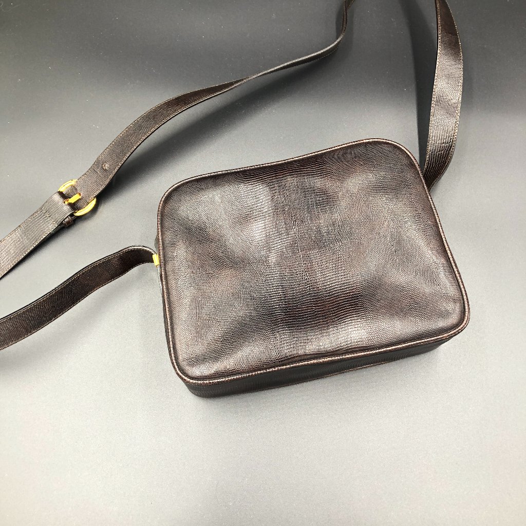Salvatore Ferragamo Brown Leather Handbag